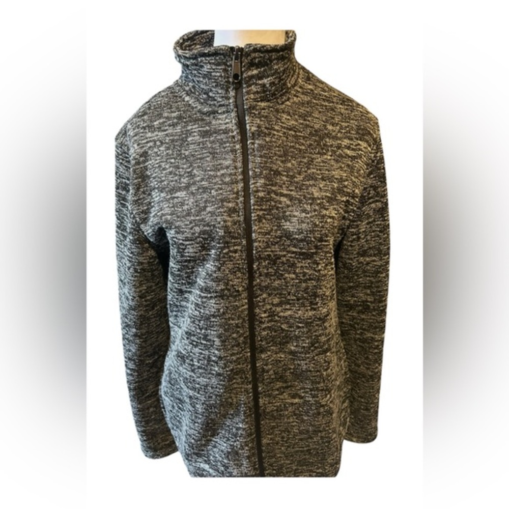 Serra Size L Charcoal Ladies Full Zip Jacket